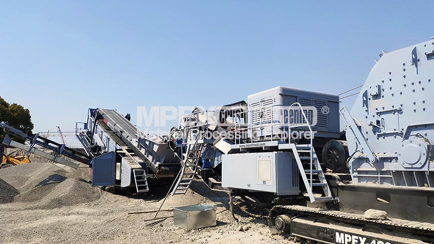 on-site concrete recycling