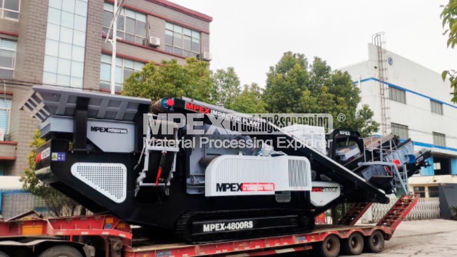 MPEX mobile impact crushing plant