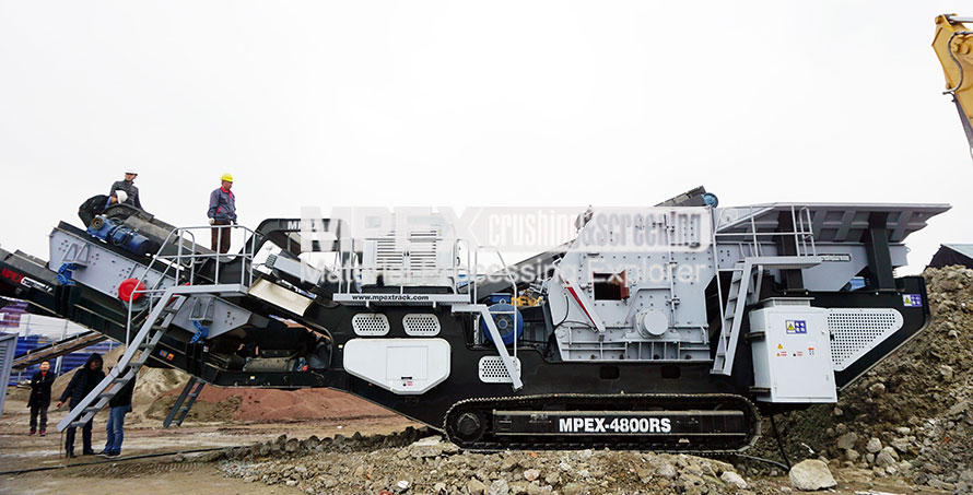 mpex-4800RS mobile impact crusher